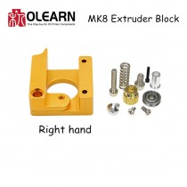 MK8 Extruder Aluminum Alloy Block Right/Left/Short Hand For 3D Printer Makerbot