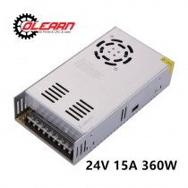 24V 360W Power Supply 15A For LED Lighting CCTV Camera