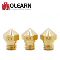 MK10 Brass Nozzle For Wanhao Dupicator D4/I3/Dremel and various Makerbot 3D Printers